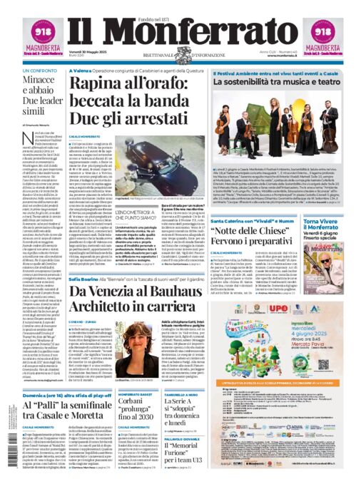 Il Monferrato - Edizione 40 del 30/05/2025